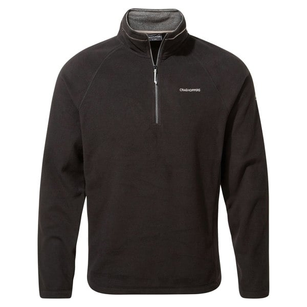 Craghoppers Men's Corey VI Half Zip Fleece Top - Black