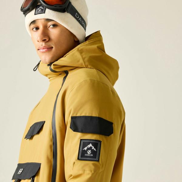 Dare 2B Mens T-Bar III Waterproof Ski Jacket - Wood Brown - 