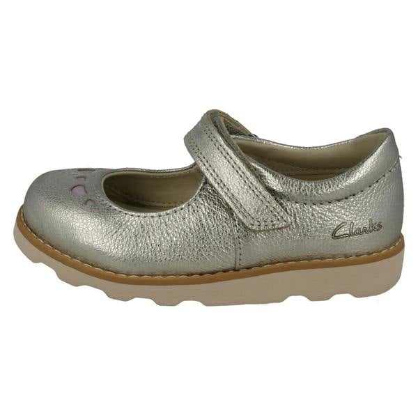Clarks Girls Clarks  Heart Detailed Mary Jane Style Shoes Crown Jane