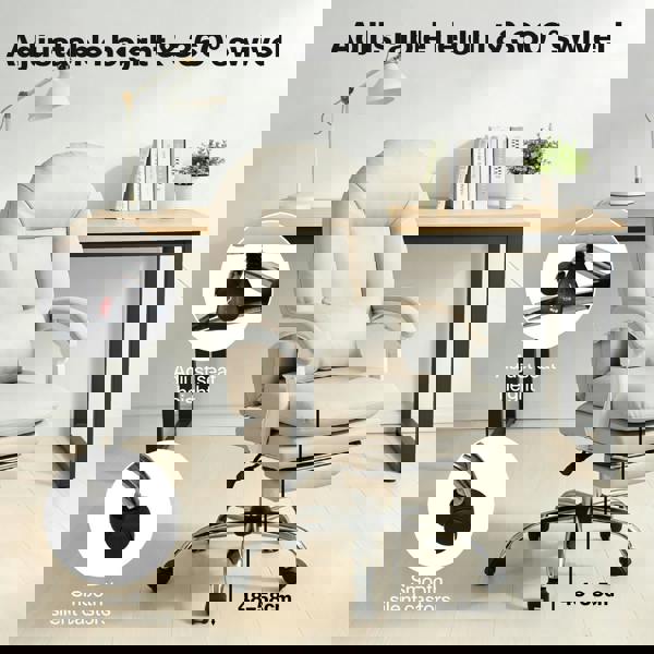 Levede Office Chair Ergonomic Executive Chair Heavy Duty  155°Reclining Leather