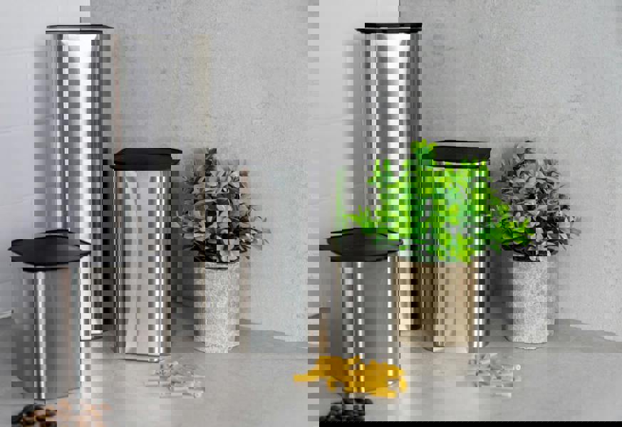 MasterClass Antimicrobial Storage Container, Stainless Steel, 11cm