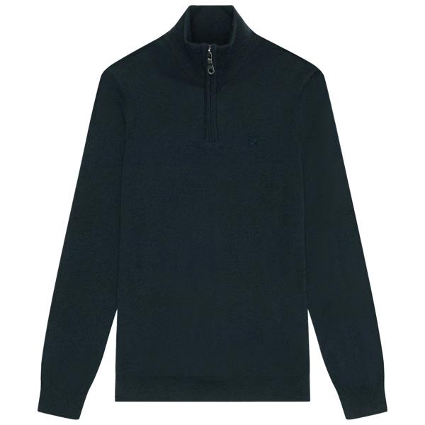 Lyle & Scott Tonal Merino Quarter Zip Jumper