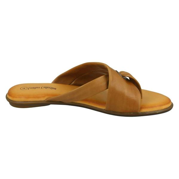 Leather Collection Ladies Leather Collection Toepost Sandals