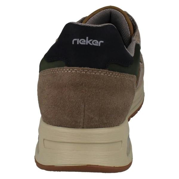 Rieker Mens Rieker Casual Lace Up Suede Leather Trainers B1000