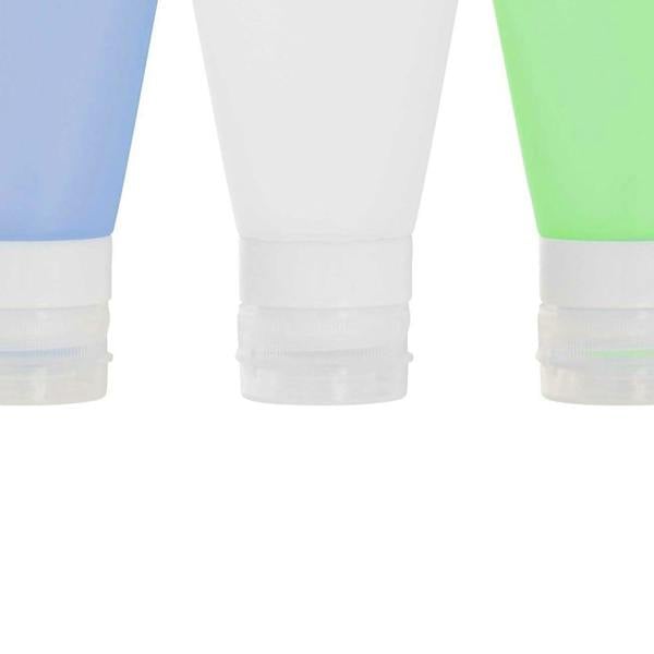 Mountain Warehouse Silicone Travel Bottle Set - White - 