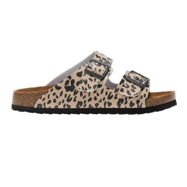 Regatta Womens/Ladies Mia Leopard Print Double Strap Sandals - Multicoloured - 