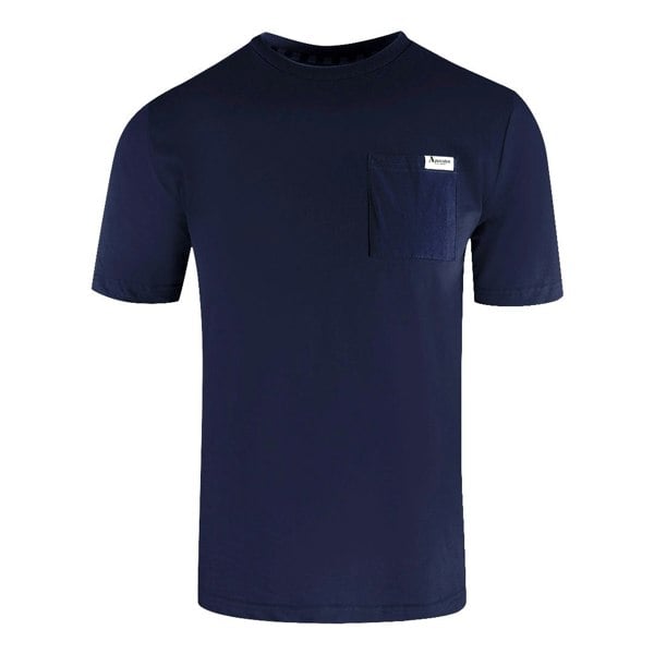 Aquascutum Active Small Pocket Navy Blue T-Shirt