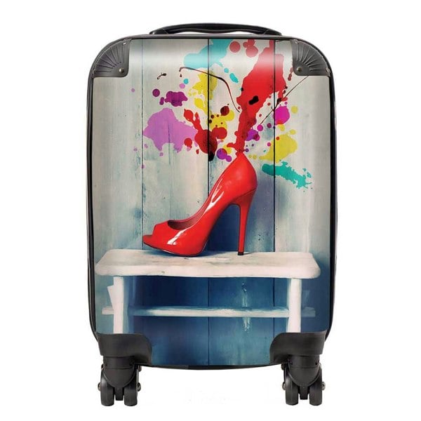 Warren Reed Retro Red Shoes Suitcase