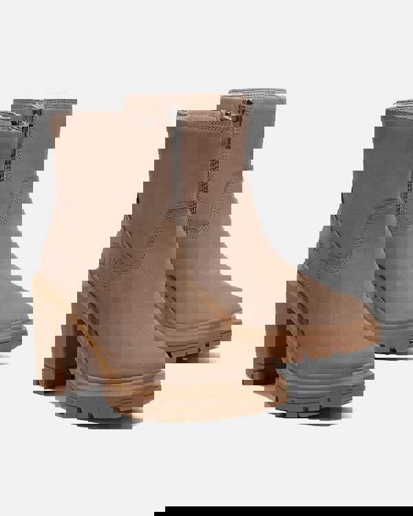 Timberland Allington Heights Mid Zip Up Womens Boots - Taupe Nubuck