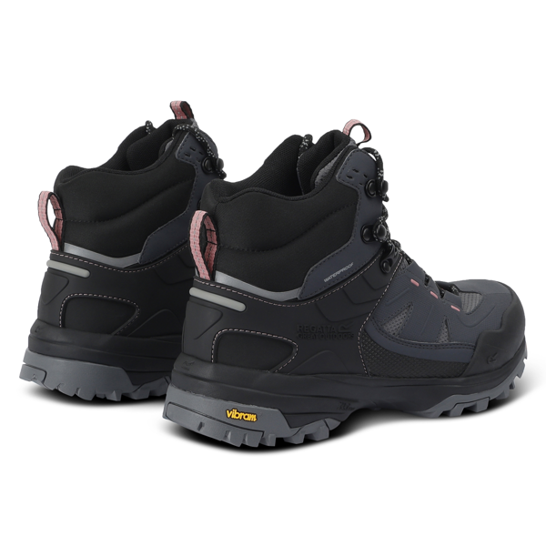 Regatta Womens Regen Walking Boots - Seal Grey/Dusty Rose
