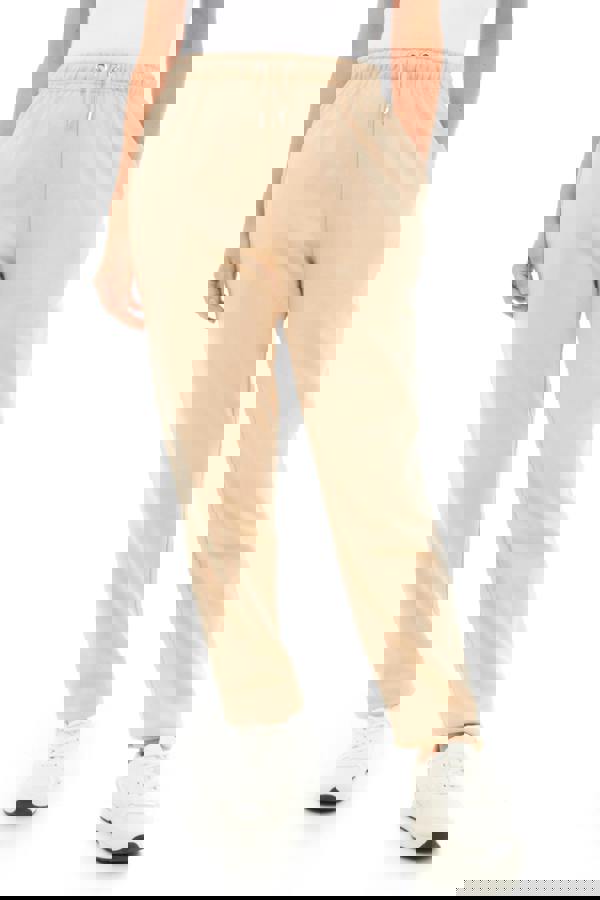 Smart Living Women's Soft Lounge Joggers - Cozy Sweatpants with Cuffed Hem & Drawstring - Stone