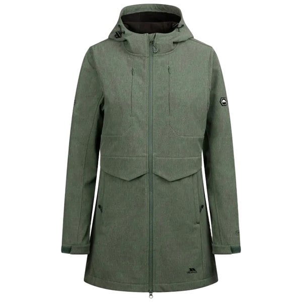 Trespass Womens/Ladies Aylmer Soft Shell Jacket - Green Willow Marl