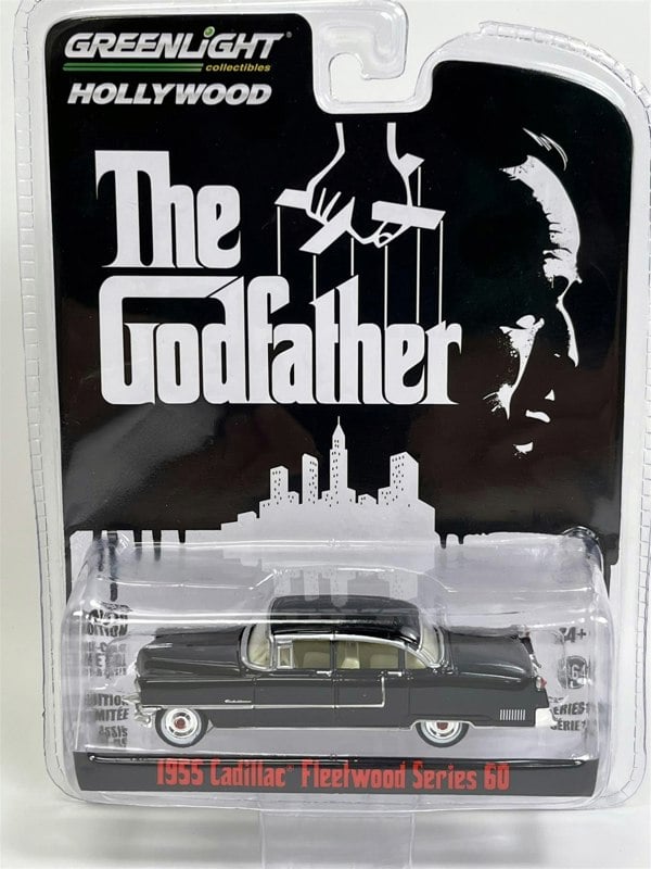 Greenlight The Godfather 1955 Cadillac Fleetwood Series 60 1:64 Scale Greenlight 44740B