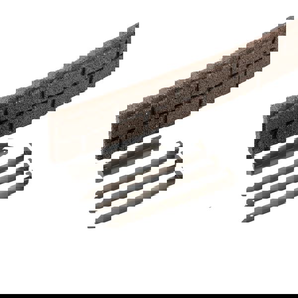 Nicoman Recycled Rubber Lawn Edging Ultra Curve Bricks Border