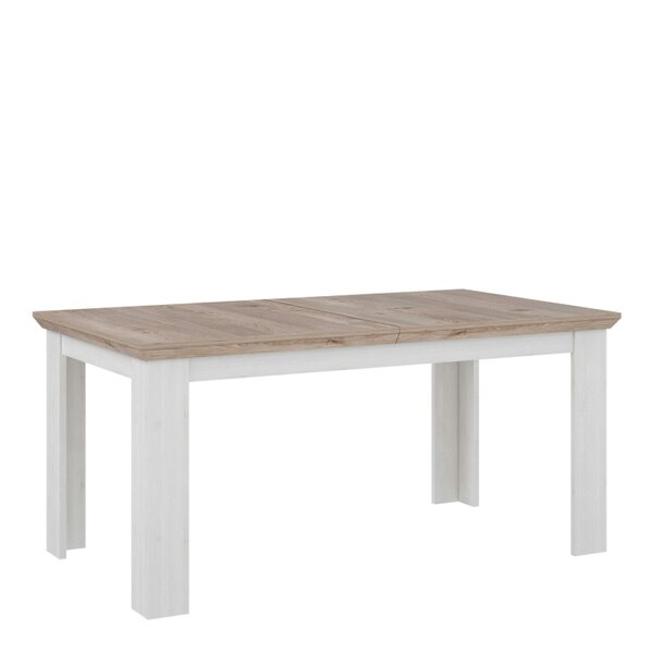 Wyld Haus Silkeborg Extending Dining Table Nelson and Snowy Oak Wood