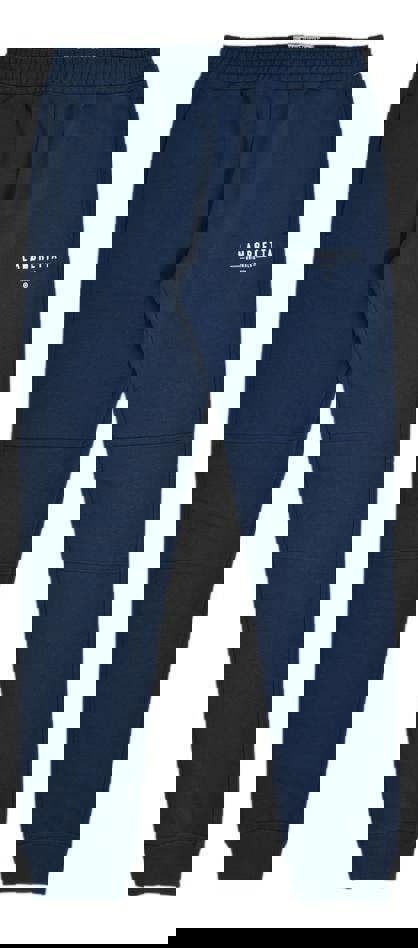 Lambretta Mens Classic Logo Gym Sports Casual Fleece Joggers