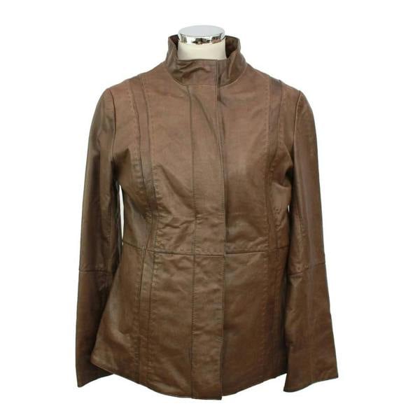 Eastern Counties Leather Womens Leather Jacket - Brown