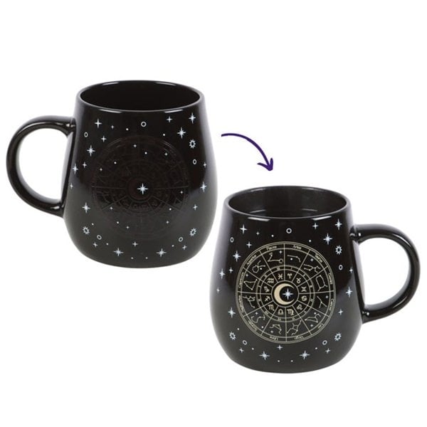 Serano Astrology Wheel Heat Change Mug