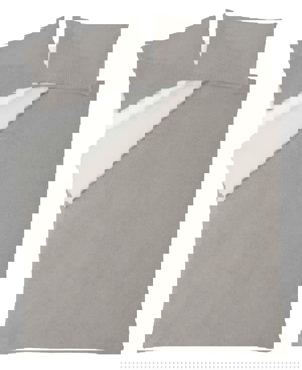 Smart Living Luxury Super Soft & Reversible Teddy Fleece Duvet Cover and Pillowcase