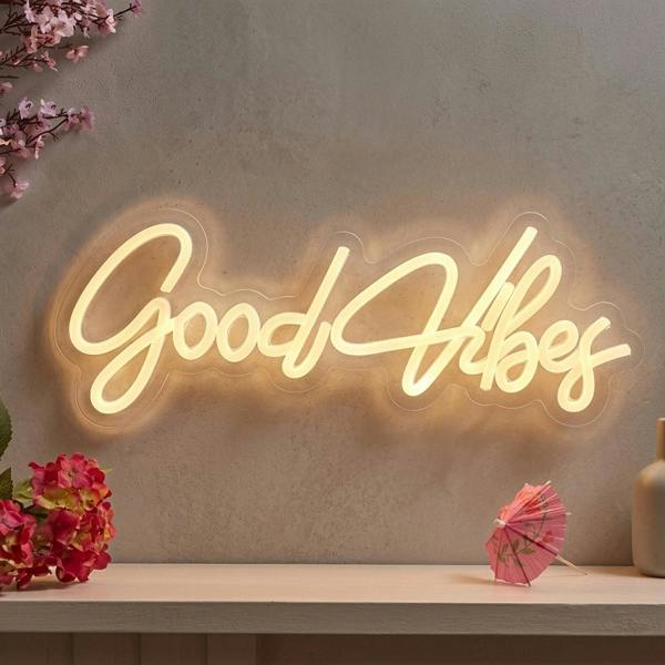 Garden Greatness NeonEsque Good Vibes LED Neon Sign