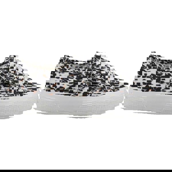 Superga 2750 Light Leopard Print Women's Trainers - Light Beige Leopard