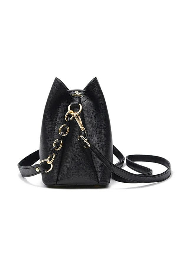 Pluspup Elegant Chain Strap Crossbody Shoulder Bag for Women