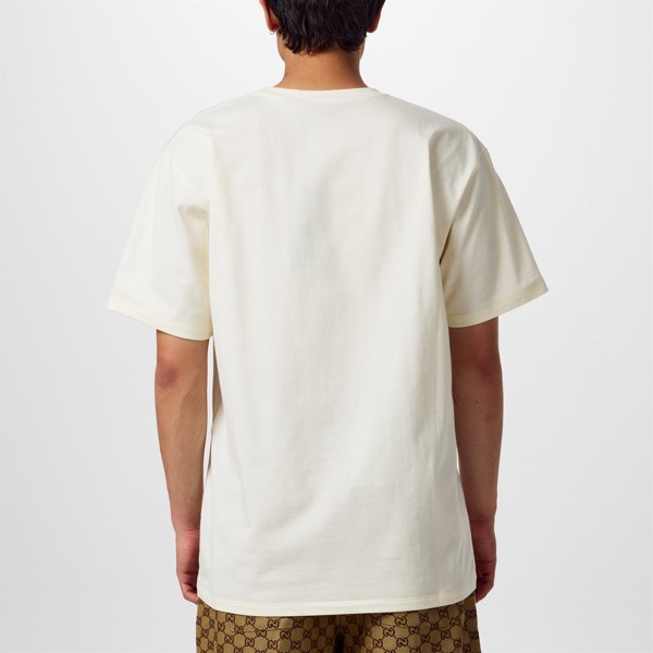 Gucci Blade Logo Oversized Fit White T-Shirt