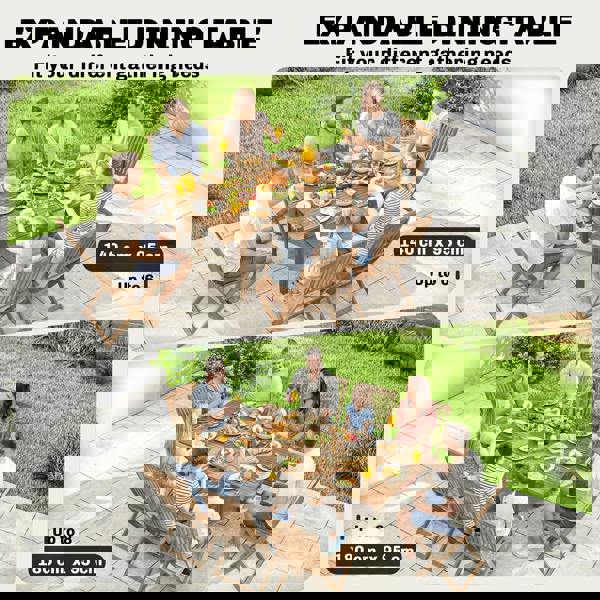 Extendable Outdoor Dining Table
