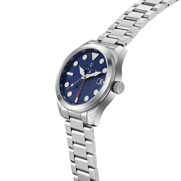 Nautis Lenzi Bracelet Watch - Silver/Blue - NAUN106-2
