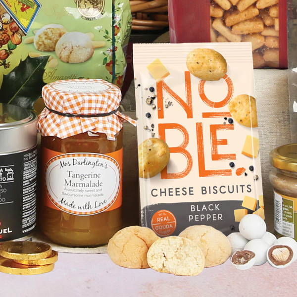 Hay Hampers Elegance Hamper in Wicker Basket