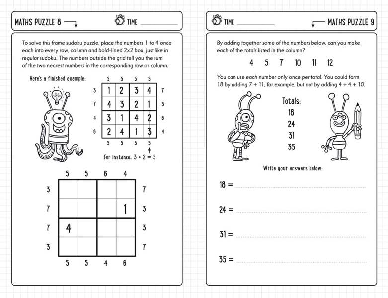 Maths Games for Clever Kids by Dr Gareth Moore: More than 100 Puzzles to Exercise Your Mind