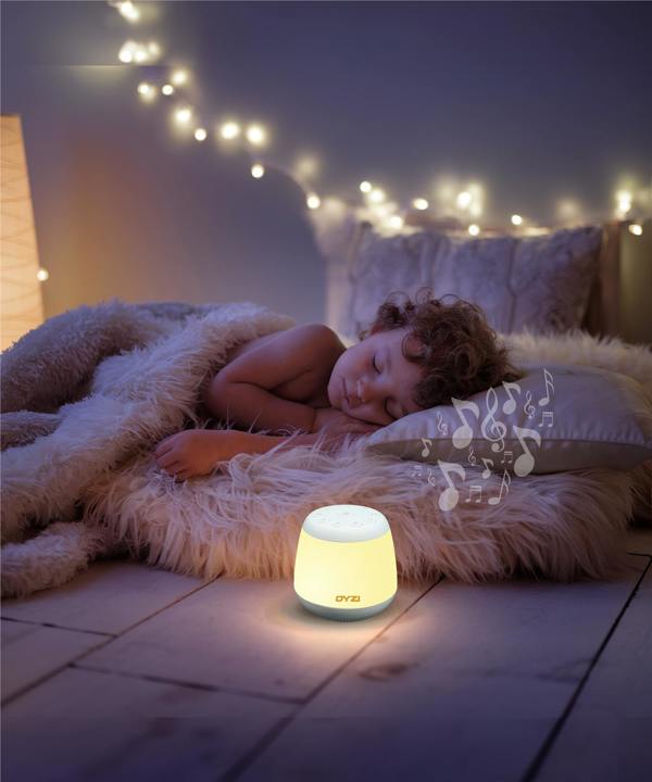 Dyzi RGB night light with white noise for baby toddler adult therapy