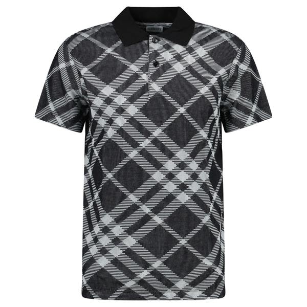 Burberry Vintage Check Cotton Polo Black - chancefashionco