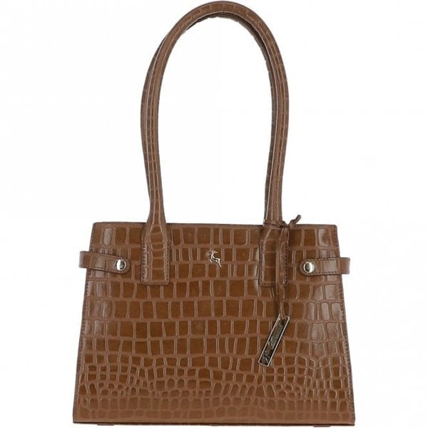 Ashwood Two Section Leather Tote Bag: C-52