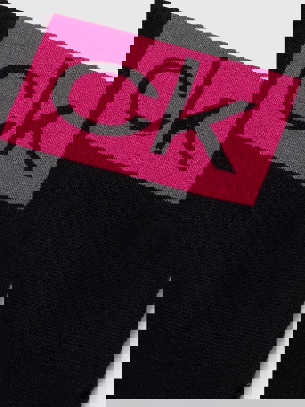 Calvin Klein LOGO Gym Leggings Black/Pink