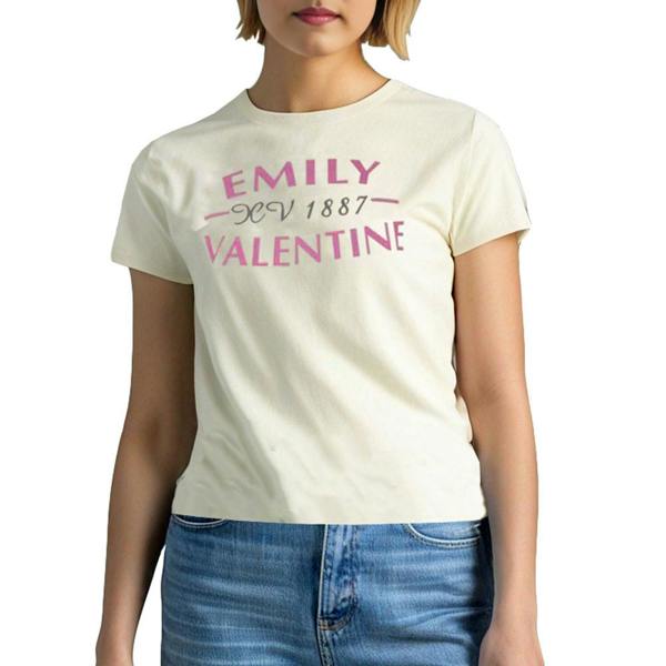 Vintage-Ladies-Rugby-T-Shirt-Emily-Valentine-Ecru-Model