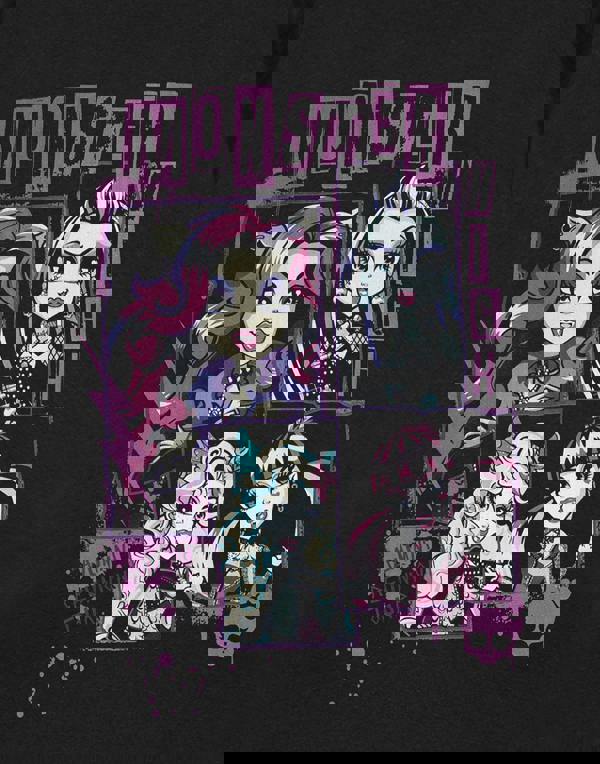 Monster High Womens Black Alumni Reunion Tour Short Sleeved T-Shirt