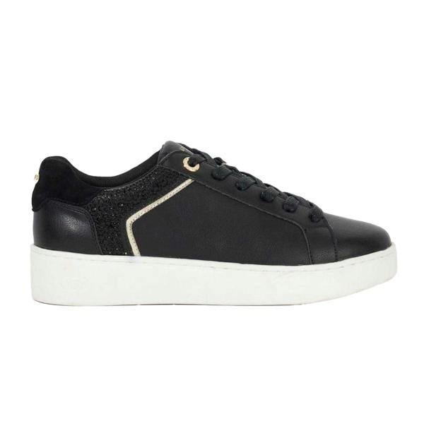 Dune London Womens/Ladies Elli Leather Platform Shoes - Black - 