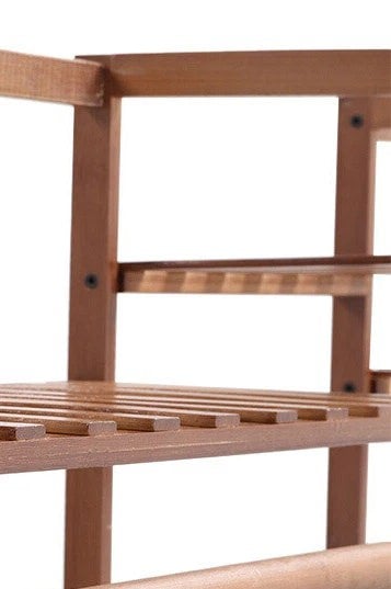 Modcraft Large Wooden Clothes Rail Rack – Heavy Duty Garment Stand Corner Open Wardrobe Shelf Organizer