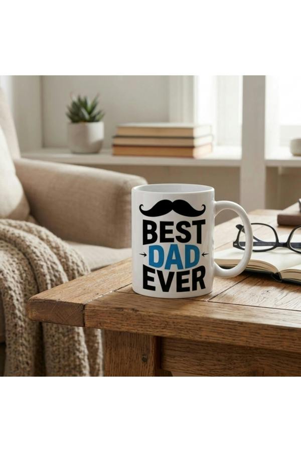 Dyzi Best Dad Ever Mug Ceramic Coffee Cup
