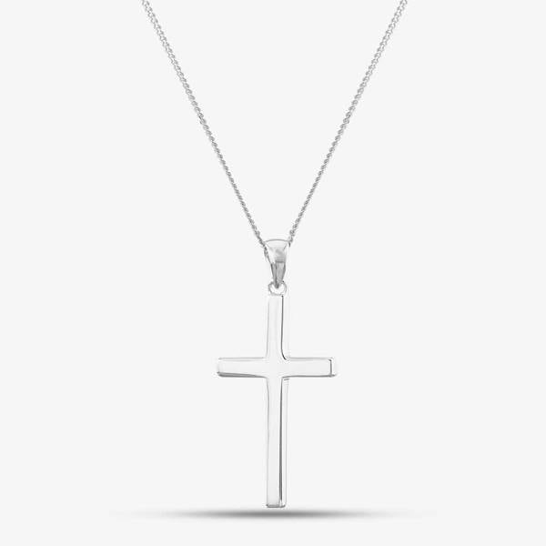 T. H. Baker Sterling Silver Plain Cross Pendant 8.64.2871