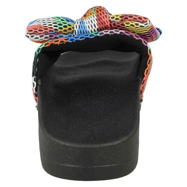 Spot On Ladies Spot On Multi Twist Bow Sliders