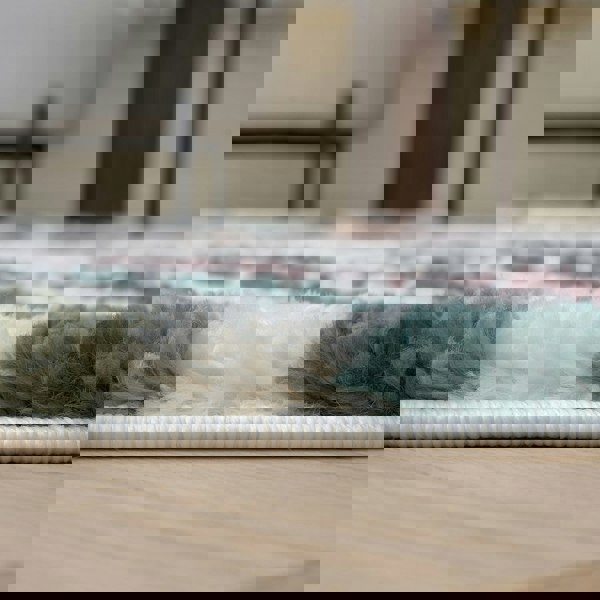 Moodi shaggy multicoloured rug,  Scandinavian-inspired design | THE RUGS