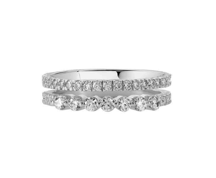 Illuminess™ Sterling Silver Combi Stack Ring image 8