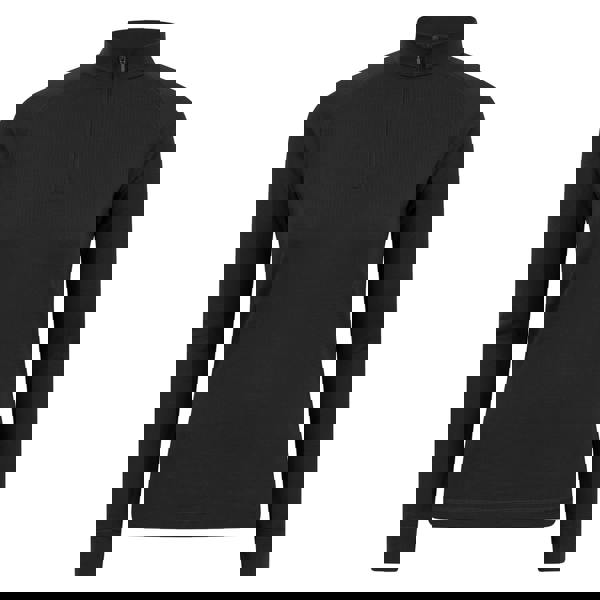 Mountain Warehouse Womens/Ladies Talus Zip Neck Long-Sleeved Thermal Top - Black