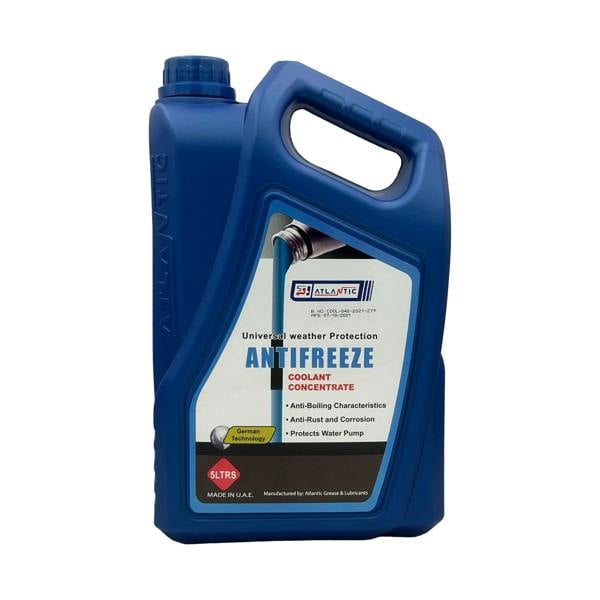 Atlantic Blue Antifreeze Coolant Concentrate HOAT Ethylene Glycol ASTM D3306 BS 6580