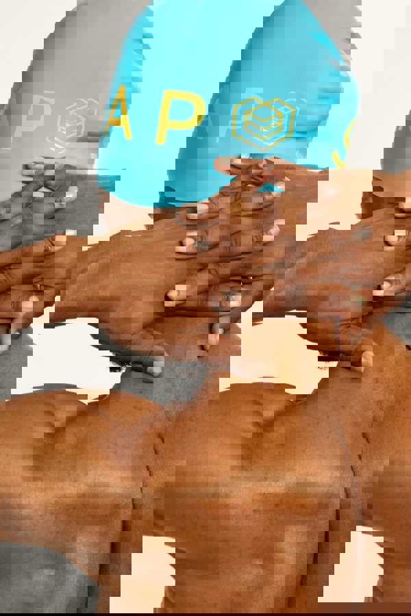 SOUL CAP Contrast Logo Swim Cap