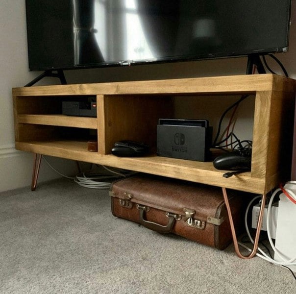 The Bespoke Carpentry Co TV Stand with Shelves