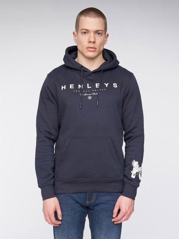 Henleys Hentyme Hoodie - Navy