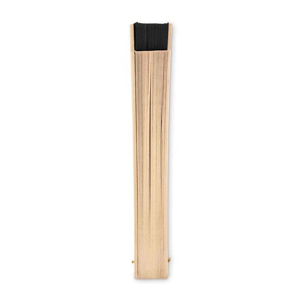 MidOcean Woodfan Wooden Handheld Fan - Black - 